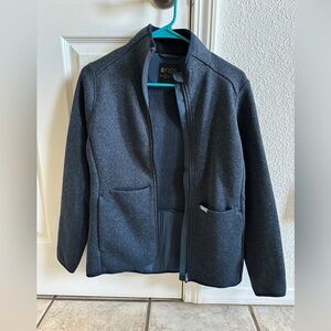 Women’s FIGS On-Shift Sweater Knit Jacket size S—Dark Harbor